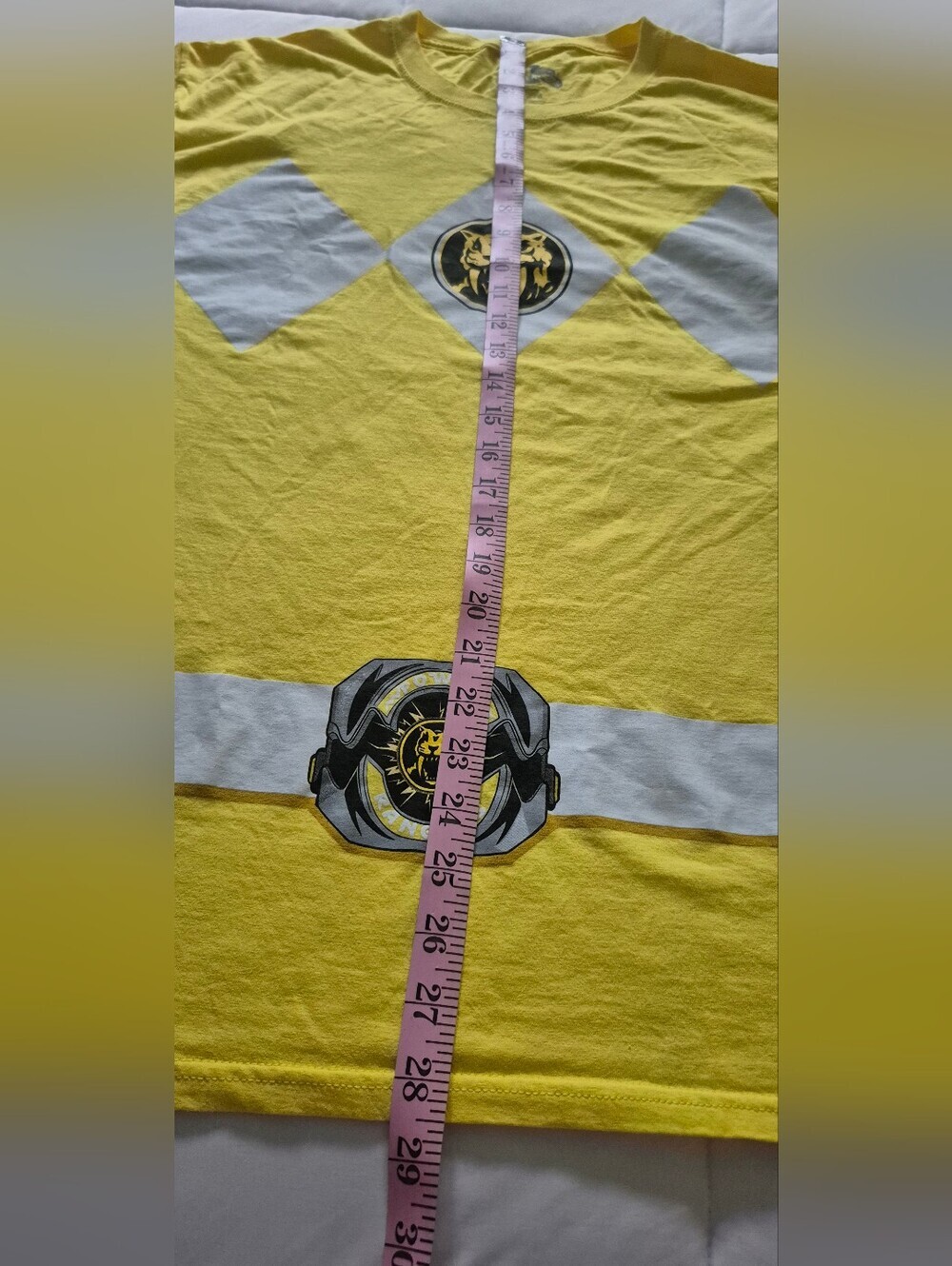 Power Ranger Yellow Ranger Graphic Tee - Yellow & White - Picture 3 of 4